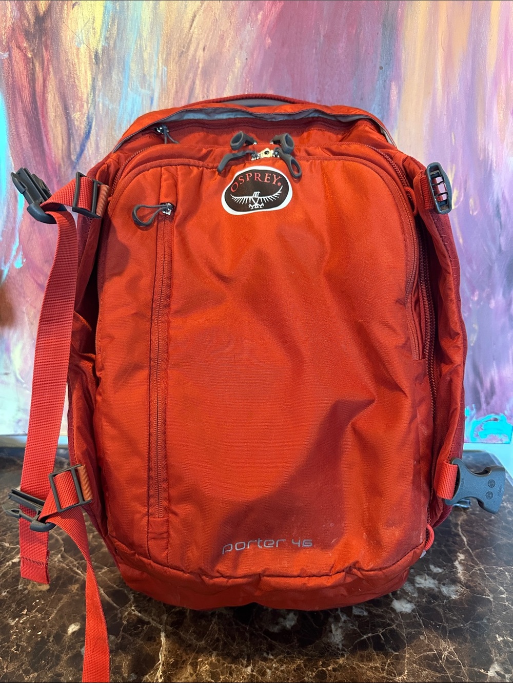 OSPREY Porter 46 Travel Backpack - Rust Orange